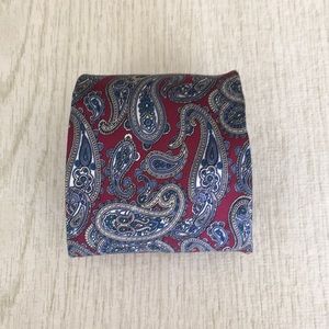 Christian Dior Men's Paisley 100% Silk Neck Tie